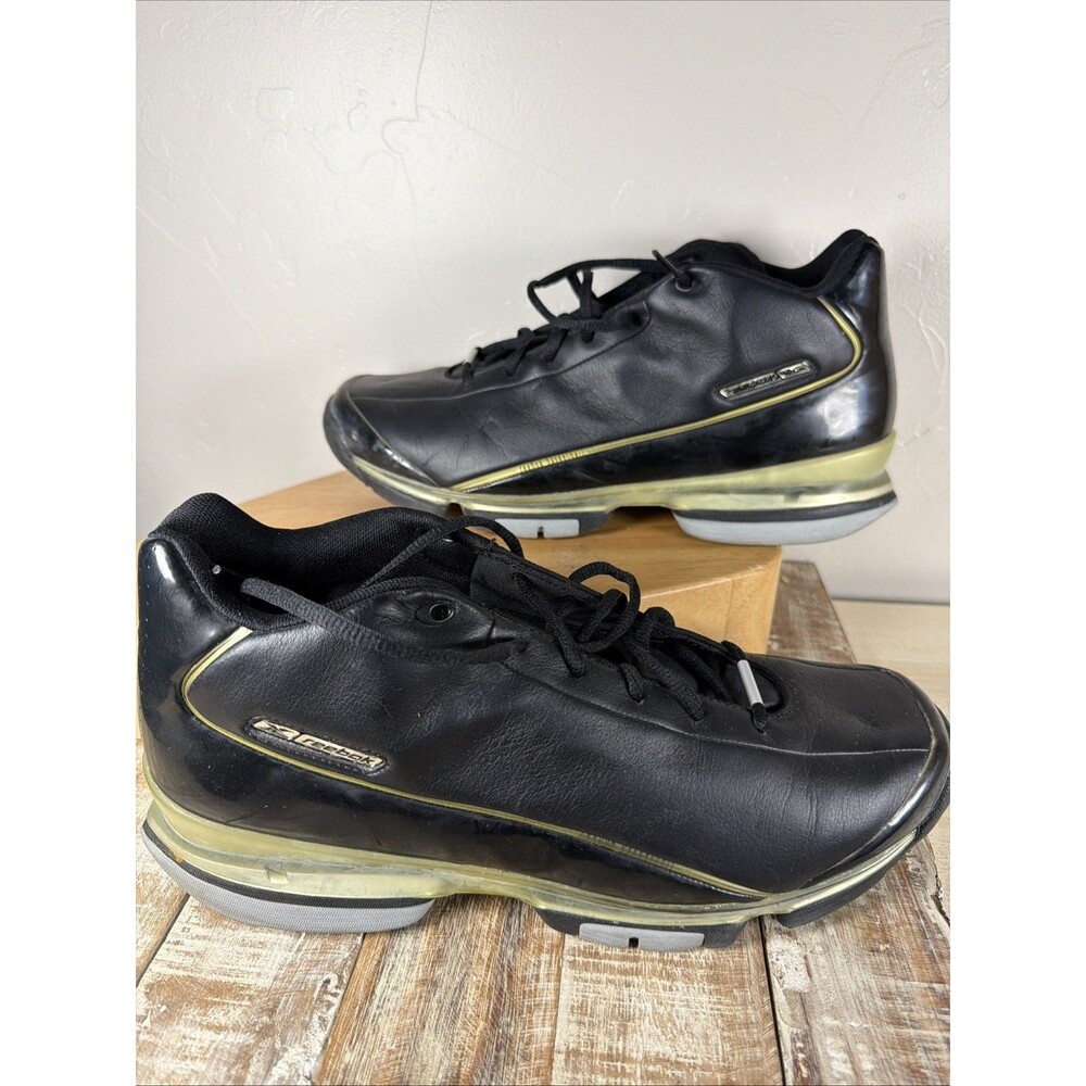 Reebok Answer X 10 Pump Black Gold Sneakers 13